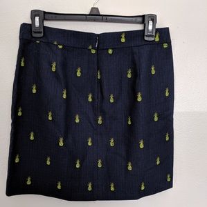 J. CREW PINEAPPLE PENCIL SKIRT